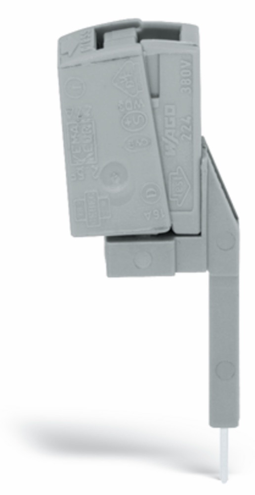 WAGO 2009-182 Vizsgálóadapter max 2,5mm2 eszköz nélküli csatlakoztatás, szürke