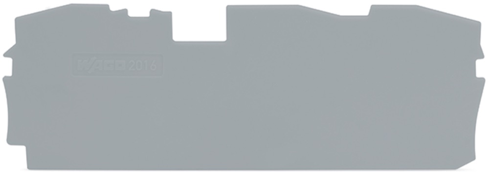 Vég- és válaszlap,szürke  Wago, 2016-1391