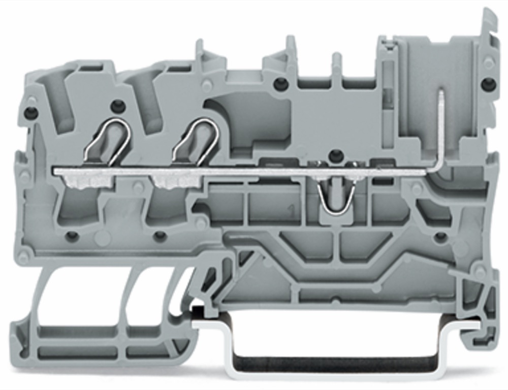 WAGO 2022-1301 2 vezeték/1 tűs dugaszolható sorkapocs szürke