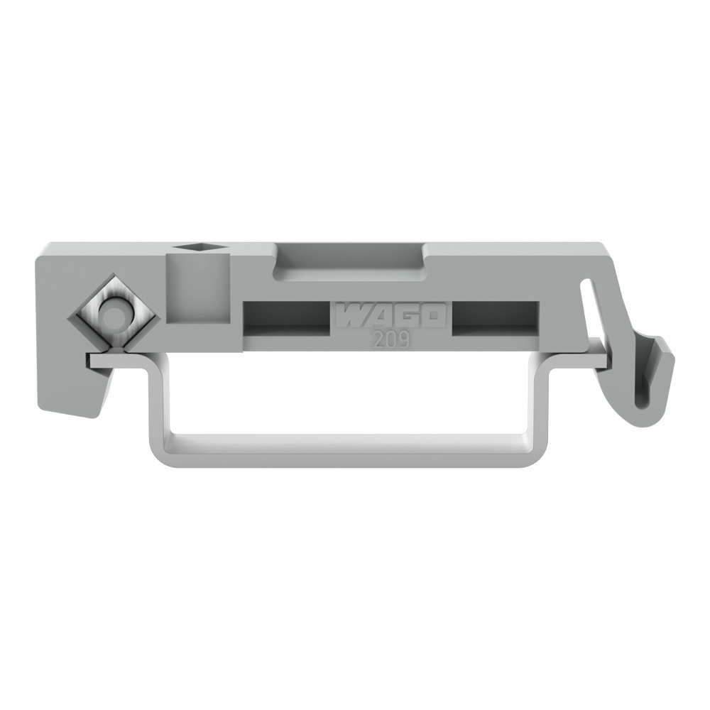WAGO 209-137 Rögzítőadapter használható véglapként is 6,5 mm széles, szürke