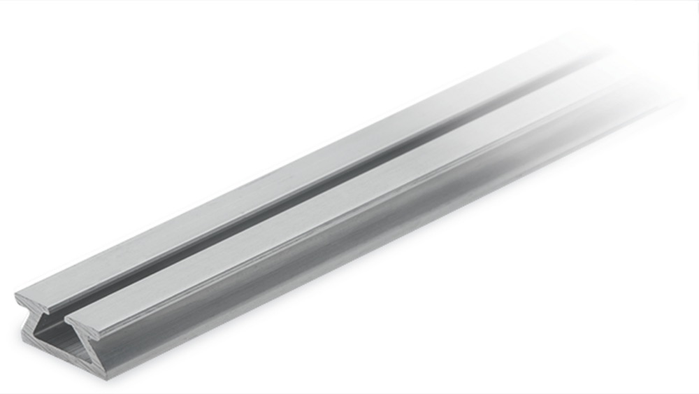 WAGO 210-154 Alumínium rögzítősín 1000mm hosszú 18 mm széles, ezüstszínű