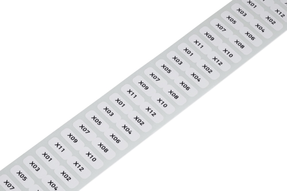 WAGO 210-805 feliratozó címke 6x15mm fehér