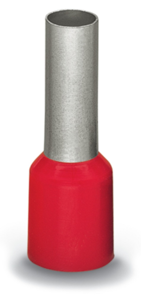 WAGO 216-209 Érvéghüvely 10mm2 / AWG8 szigetelt, piros