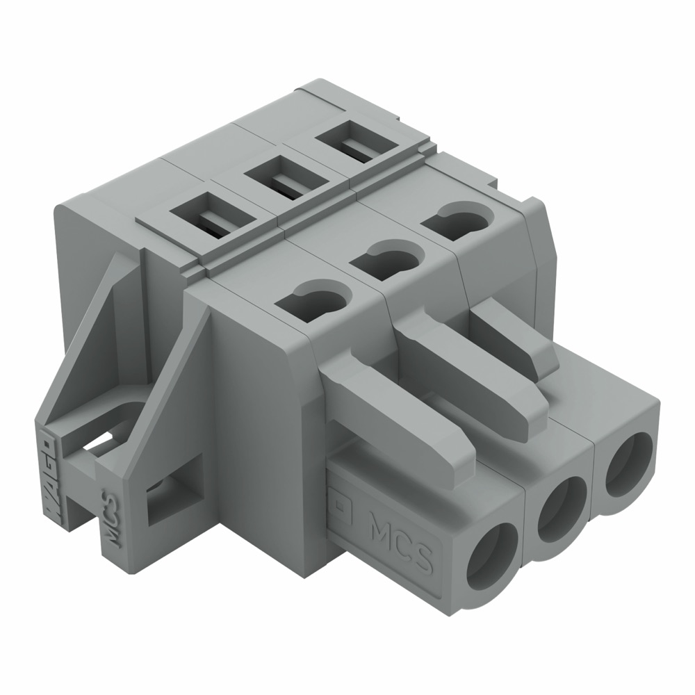 WAGO 231-103/031-000 1 vezetékes anyacsatlakozó szürke