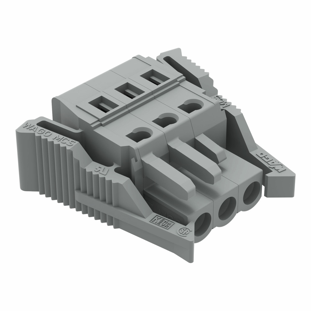 WAGO 231-103/037-000 1 vezetékes anyacsatlakozó szürke