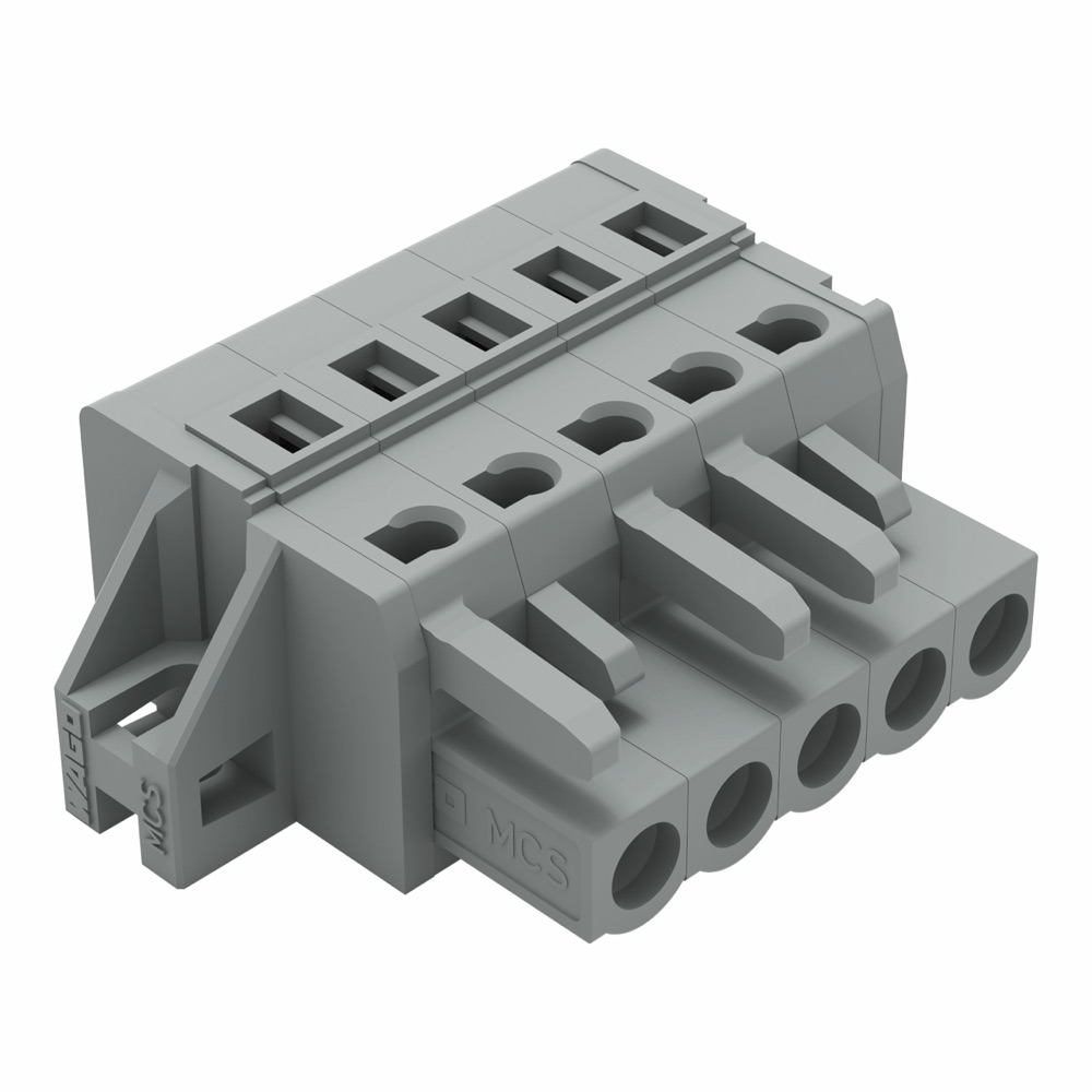 WAGO 231-105/031-000 1 vezetékes anyacsatlakozó szürke