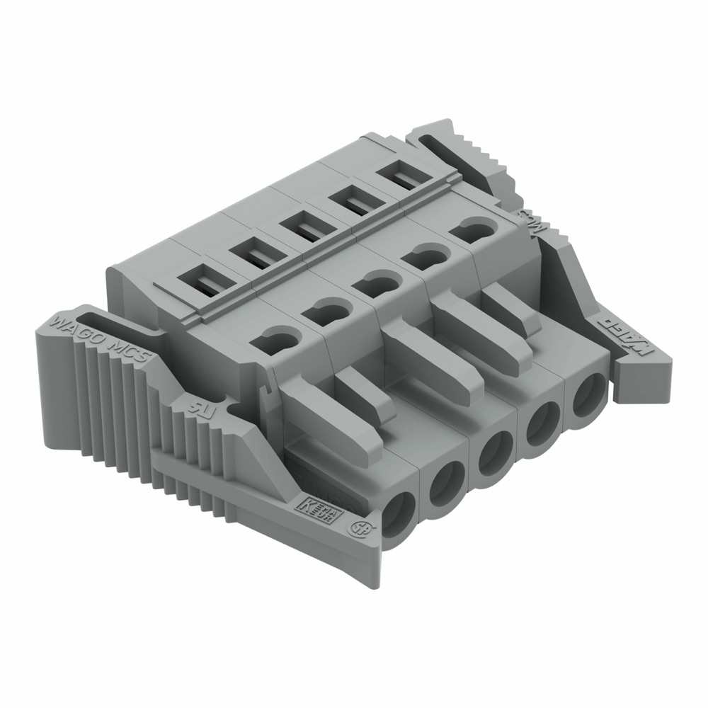 WAGO 231-105/037-000 1 vezetékes anyacsatlakozó szürke