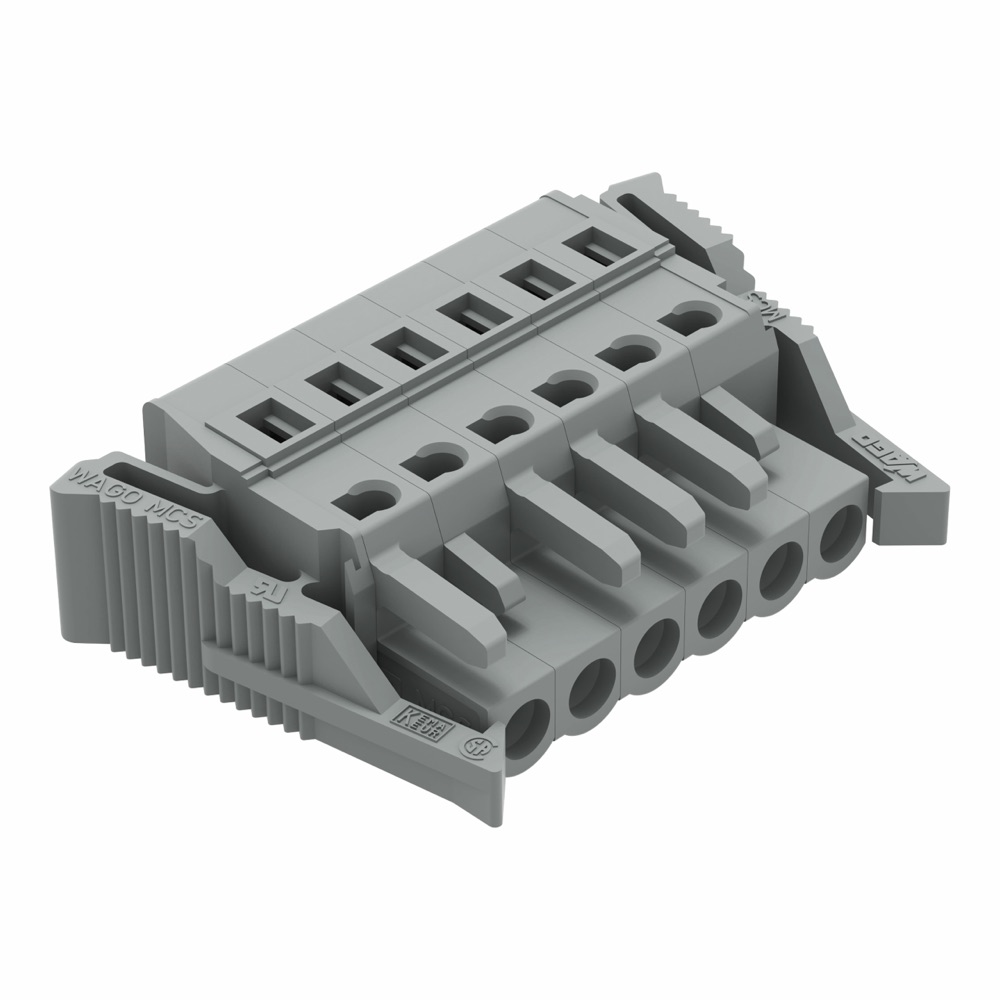 WAGO 231-106/037-000 1 vezetékes anyacsatlakozó szürke