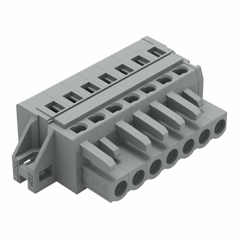 WAGO 231-107/027-000 1 vezetékes anyacsatlakozó szürke