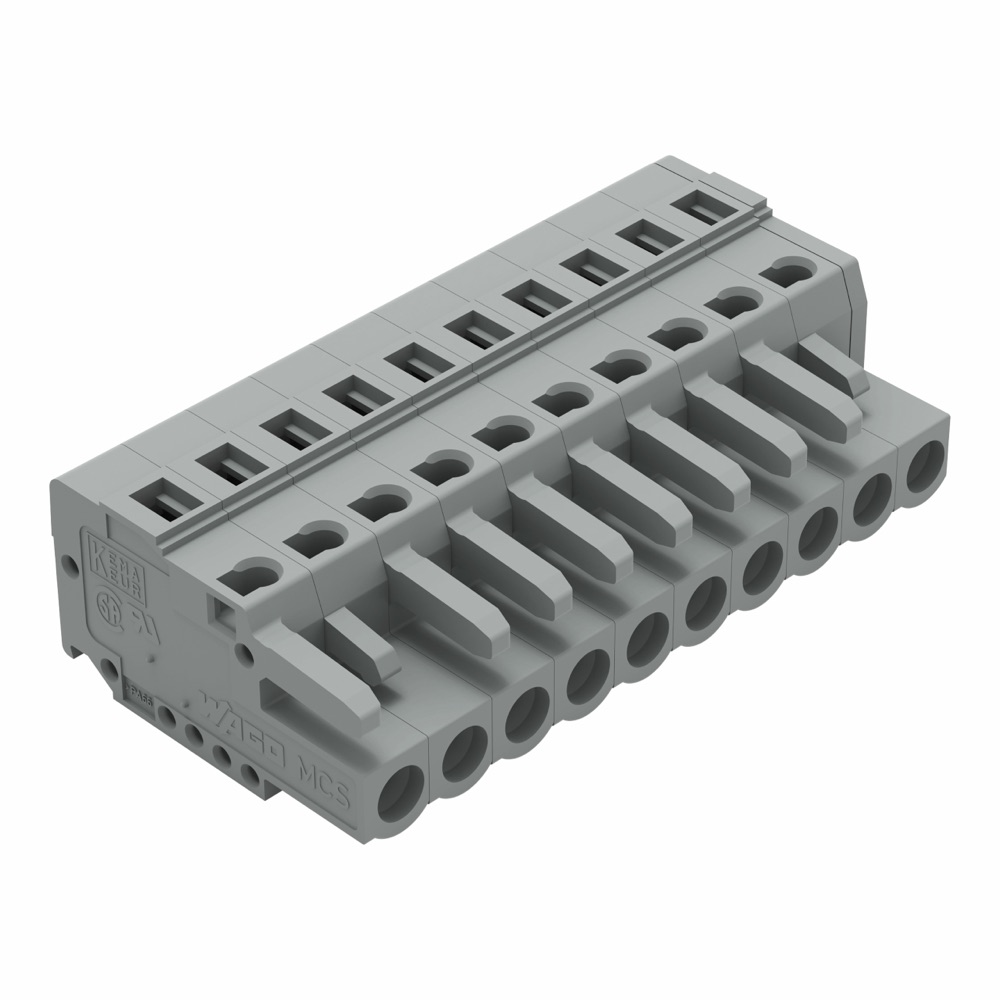 WAGO 231-110/026-000 1 vezetékes anyacsatlakozó szürke termékfotó