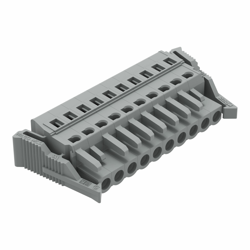 WAGO 231-110/037-000 1 vezetékes anyacsatlakozó szürke termékfotó