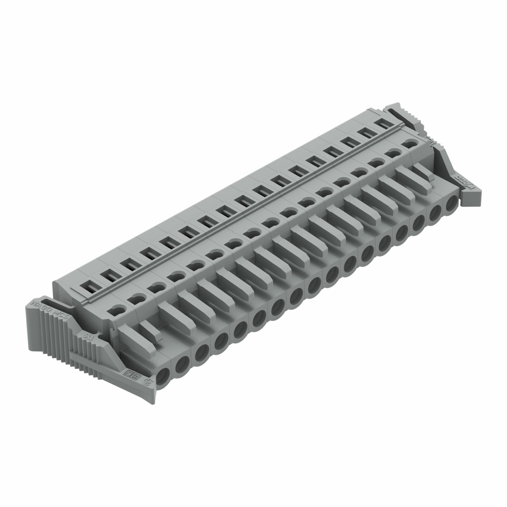 WAGO 231-117/037-000 1 vezetékes anyacsatlakozó szürke termékfotó