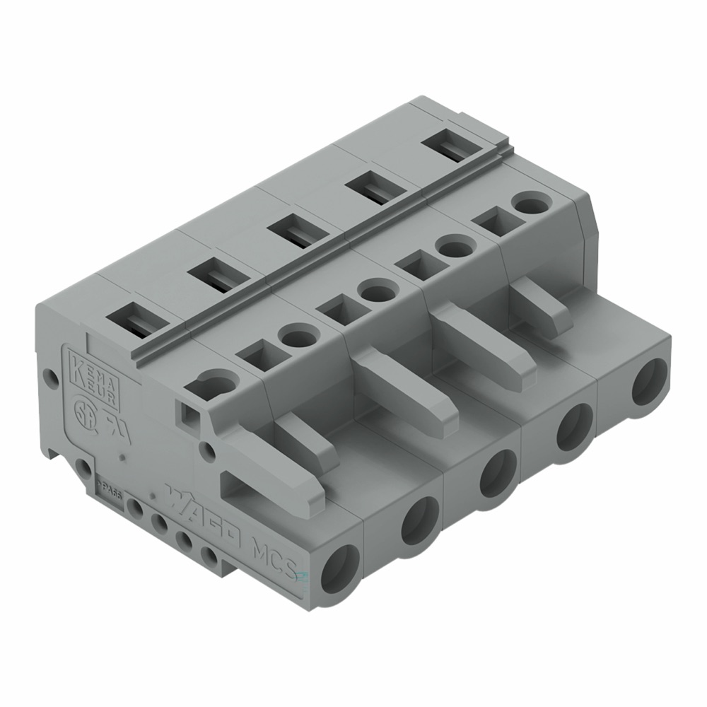 WAGO 231-205/026-000 1 vezetékes anyacsatlakozó szürke termékfotó