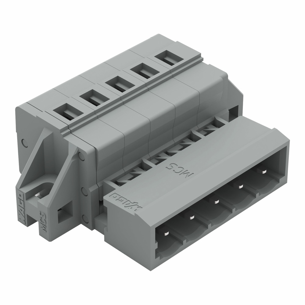 WAGO 231-605/019-000 1 vezetékes apacsatlakozó szürke