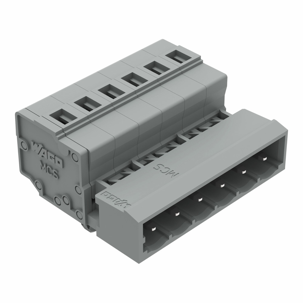 WAGO 231-606/018-000 1 vezetékes apacsatlakozó szürke