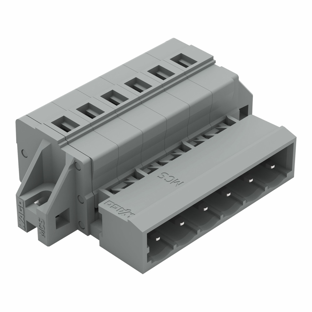 WAGO 231-606/019-000 1 vezetékes apacsatlakozó szürke