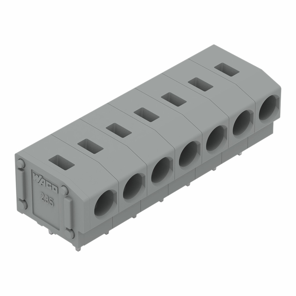 WAGO 235-407 Nyák sorkapocs 2,5mm2, 7pólusú, szürke termékfotó