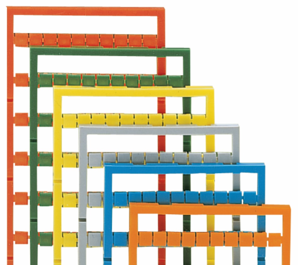 WAGO 248-505/000-024 Mini-WSB jelölőkártya kártyaként, fehér termékfotó