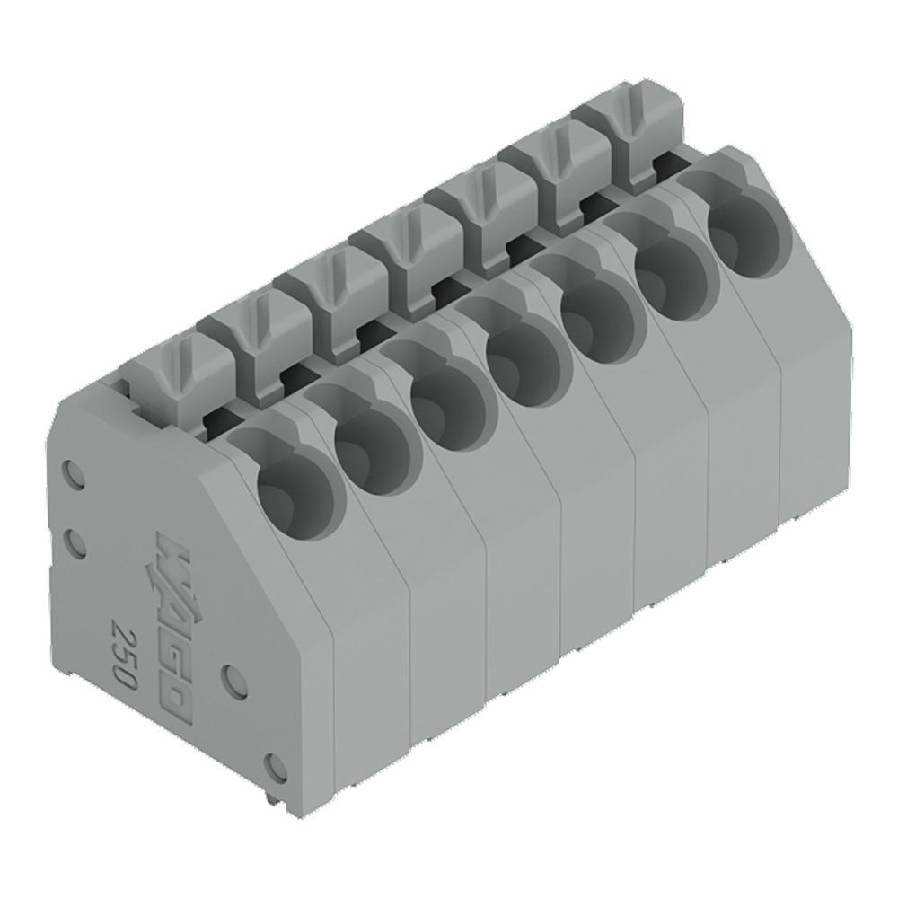WAGO  250-107 nyák sorkapocs 7p, 1,5mm2 szürke termékfotó