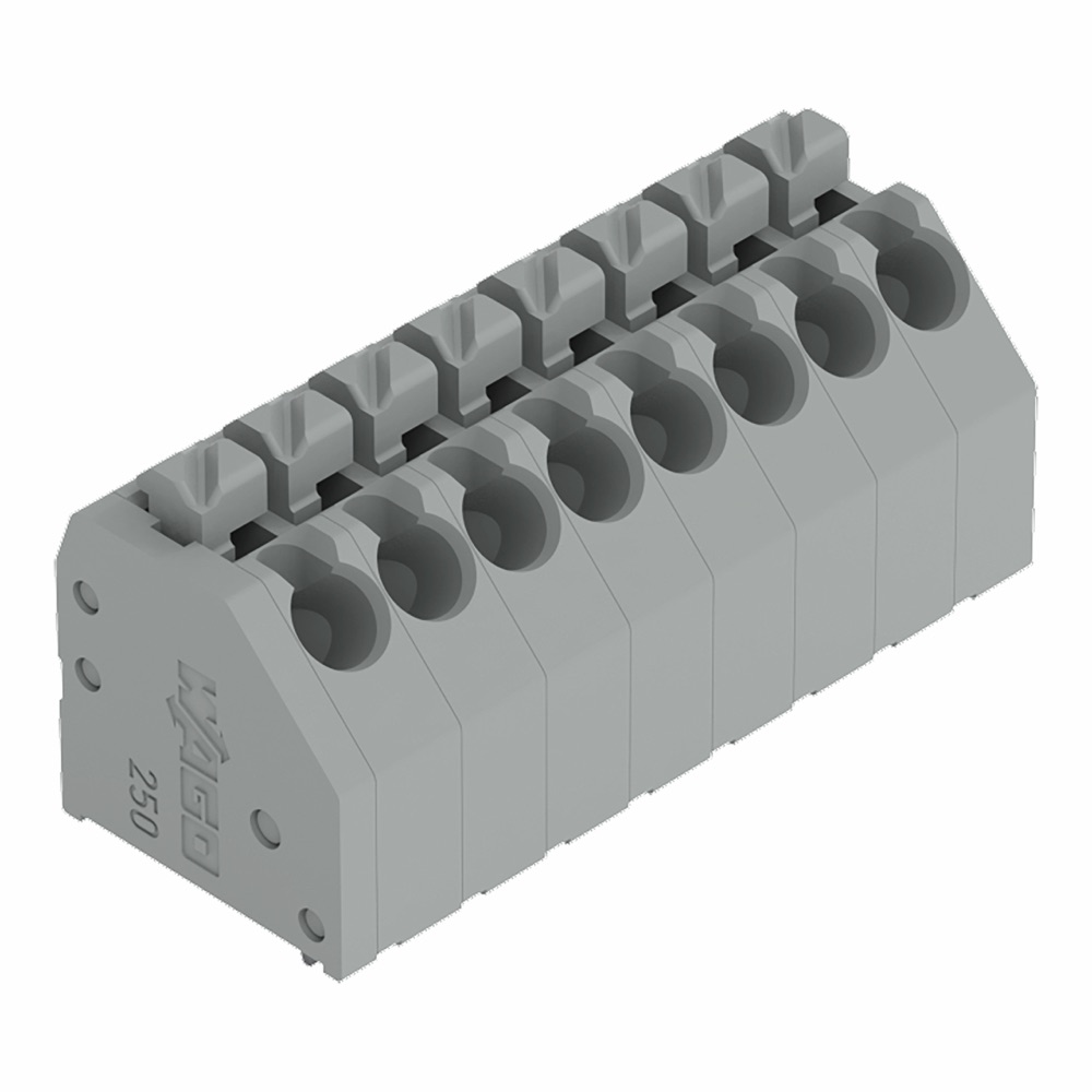 WAGO  250-108 nyák sorkapocs 8p, 1,5mm2 szürke termékfotó