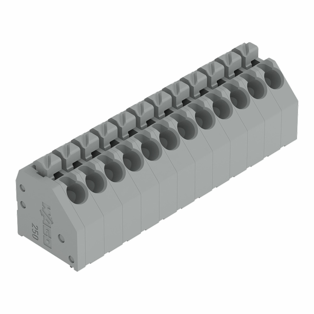 WAGO  250-112 NyÁK sorkapocshoz; nyomógomb; 1,5 mm2, szürke termékfotó