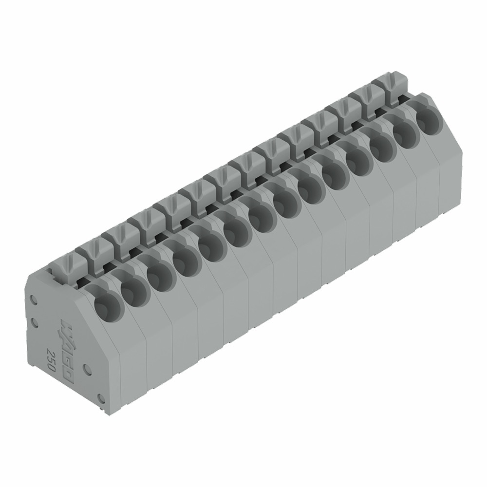 WAGO  250-114 nyák sorkapocs 14p, 1,5mm2 szürke termékfotó