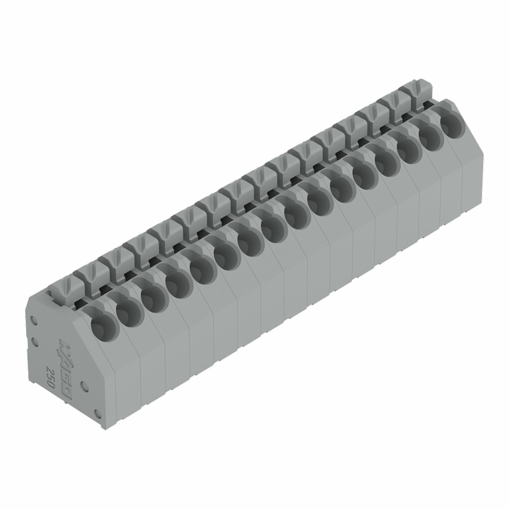WAGO  250-216 nyák sorkapocs 16p, 1,5mm2 szürke termékfotó