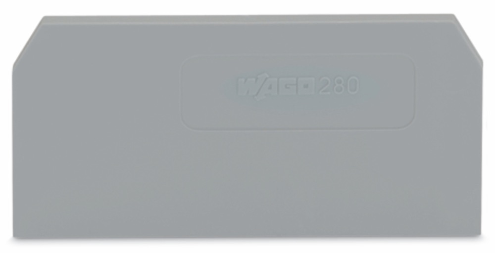 WAGO 280-308 véglap, szürke termékfotó