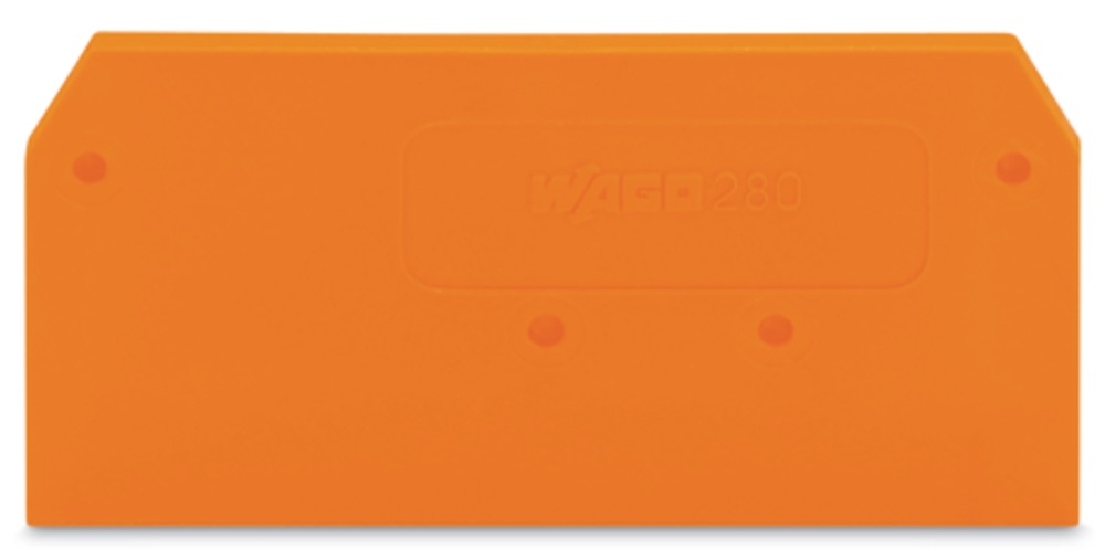 WAGO 280-309 véglap, narancs termékfotó