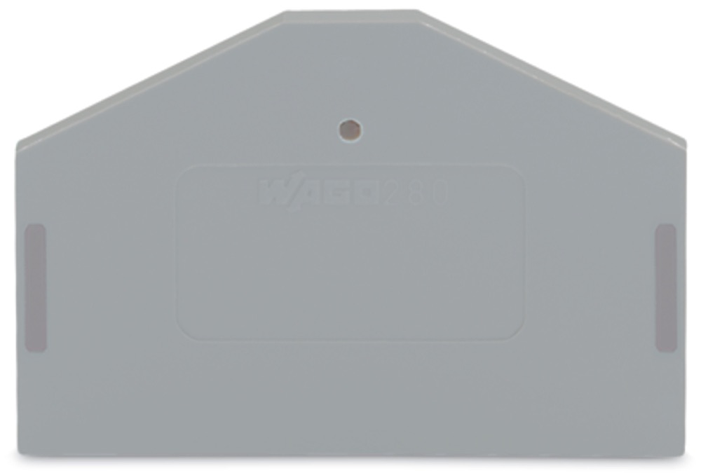 WAGO 280-312 véglap, szürke termékfotó
