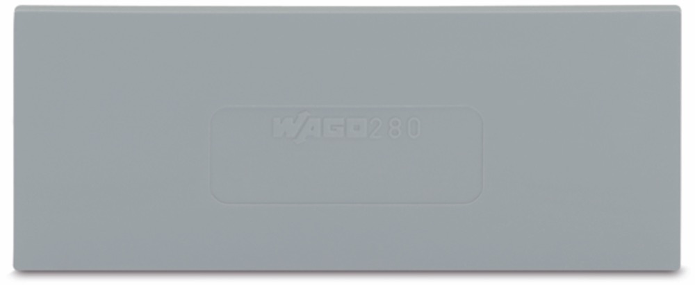 WAGO 280-344 Elválasztólap 2mm vastag túlméretes, szürke termékfotó