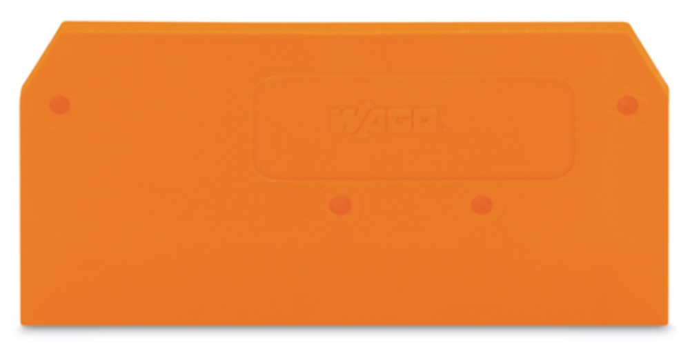 WAGO 281-329 Vég- és válaszlap 2.5 mm vastag, narancssárga termékfotó
