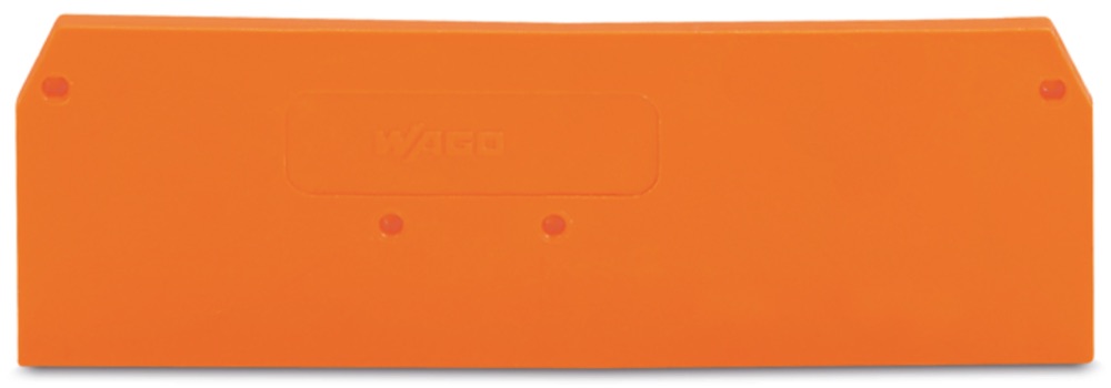 WAGO 281-335 Vég- és válaszlap 2.5 mm vastag, narancssárga termékfotó