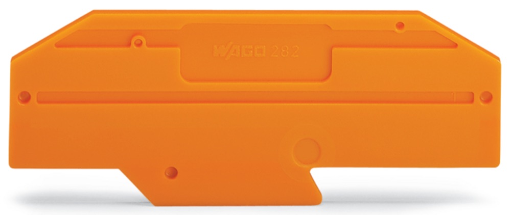 WAGO 282-334 Véglap 2mm vastag, szürke termékfotó