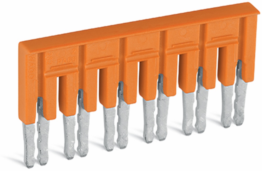 WAGO  282-436 szigetelt 6-os összekötő, narancs termékfotó