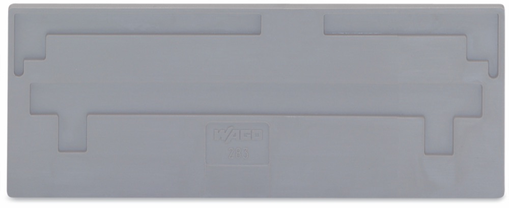 Wago 283-326 Elválasztólap; 2 mm vastag; túlméretes; szürke termékfotó