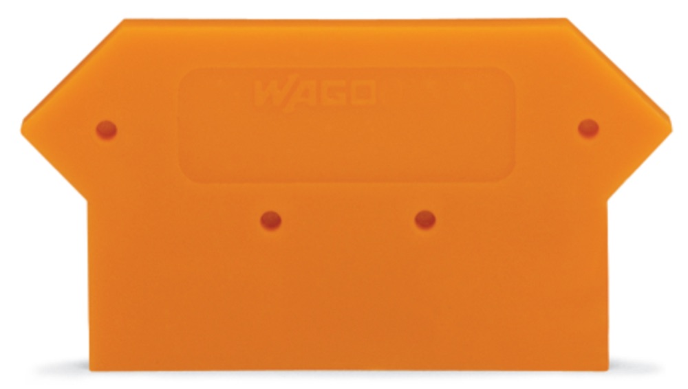 WAGO 284-316 Vég- és válaszlap 2.5 mm vastag, szürke termékfotó