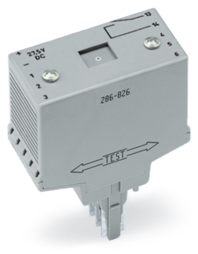 WAGO 286-826 ÉS modul világosszürke