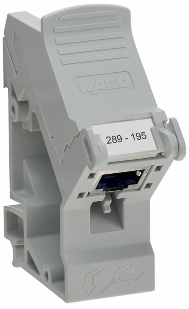 WAGO 289-195 Interfészmodul ETHERNET RJ-45-nek DIN35-sínhez SSC