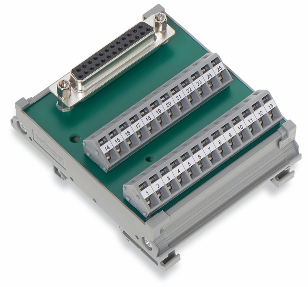 WAGO 289-559 Interfészmodul Mini D-sub anyacsatlakozóval 50 pólusú