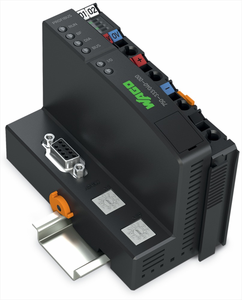 WAGO 750-333/040-000 Csatoló PROFIBUS G2 12MBd XTR