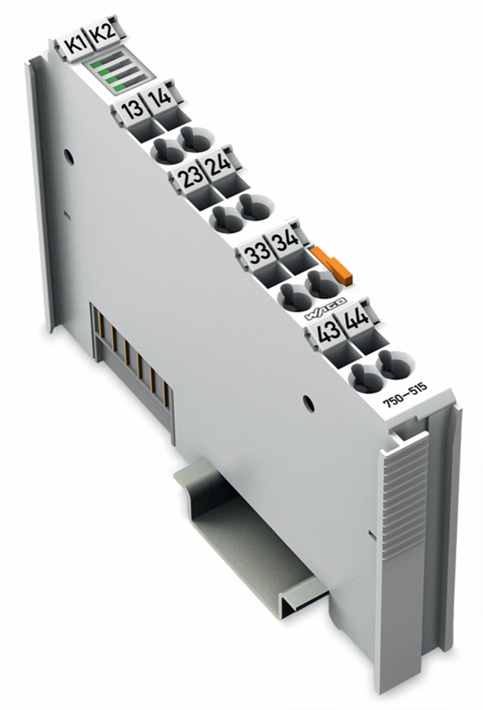 WAGO 750-515 4DO 250VAC 2A Potenciálmentes 4 relé záró termékfotó
