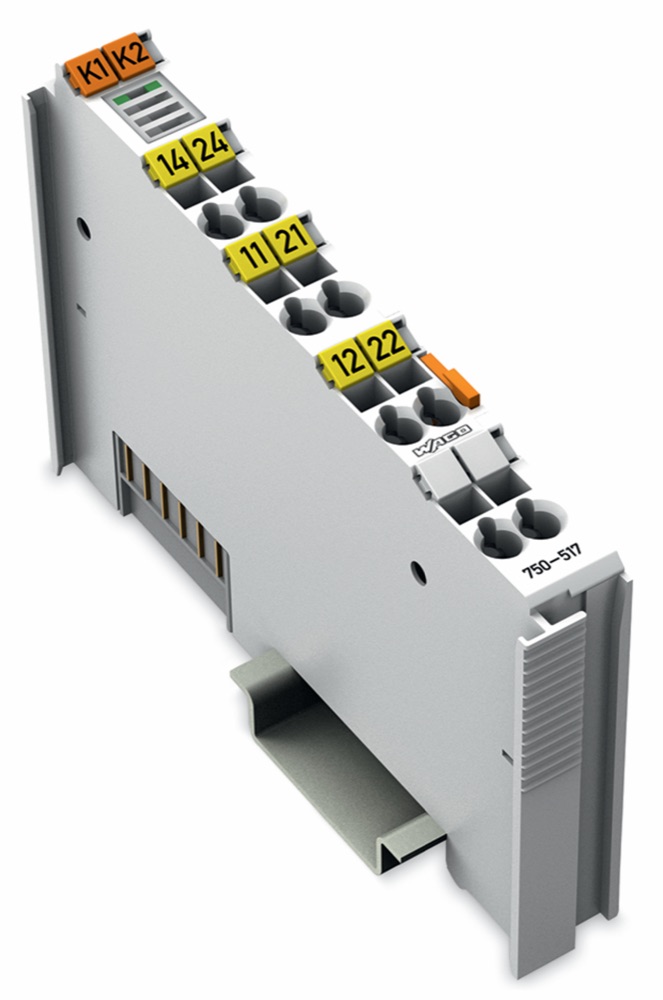 WAGO 750-517 2DO 250VAC 1A Potenciálmentes 2 relé váltó termékfotó