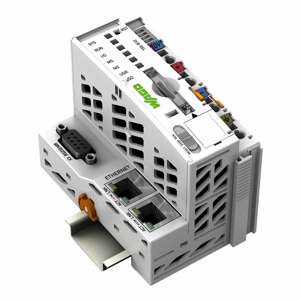 WAGO 750-8112 PLC vezérlő, PFC100, 2xETHERNET, RS-232/-485 termékfotó