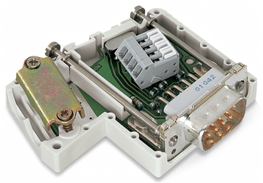 WAGO 750-960 PROFIBUS Csatlakozó D-Sub apacsatlakozóval 9 pólusú, világosszürke