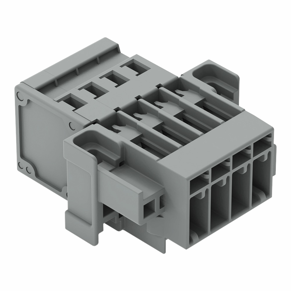 WAGO 769-604/004-000 1 vezetékes apacsatlakozó szürke termékfotó