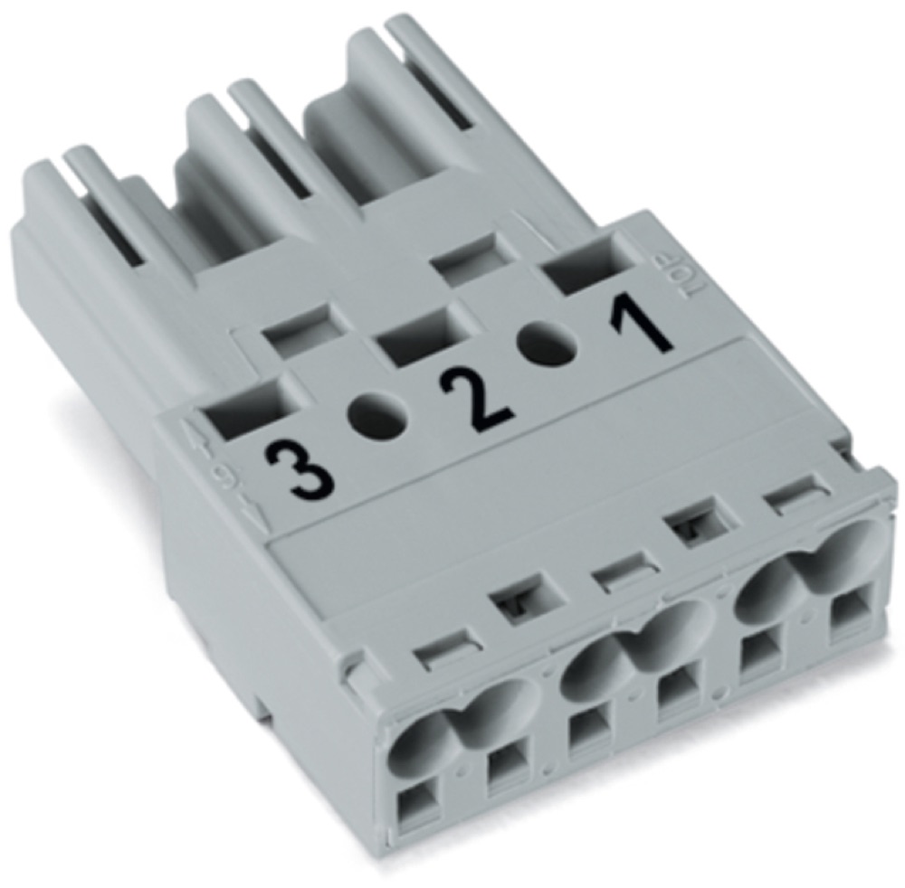 WAGO 770-253 Dugó 3 pólusú, szürke termékfotó