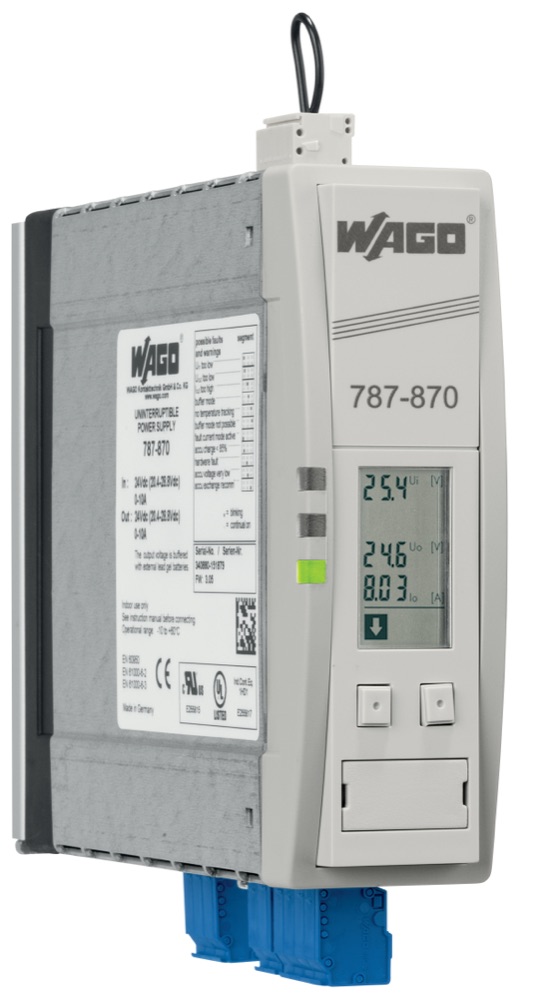 WAGO 787-870 UPS-töltő és vezérlő, 24VDC termékfotó