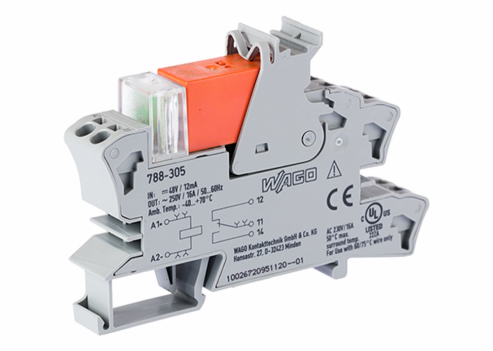WAGO 788-305 Rel 48 VDC, szürke termékfotó