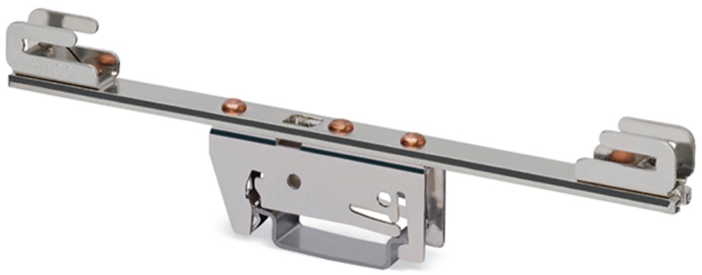 WAGO 790-310 Gyűjtősíntartó gyűjtősínnek Cu 10mm x 3mm kétoldalas, egyenes, szürke